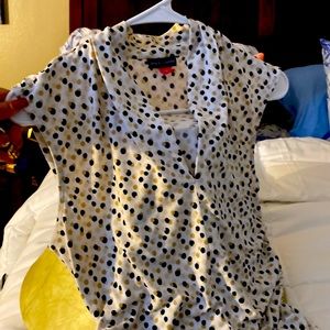 Selling my white Vince camuto blouse for evening out .